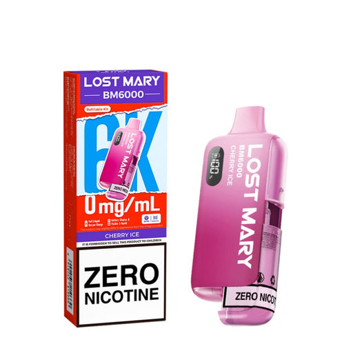 Cherry Ice Lost Mary BM6000 Zero Nicotine Prefilled Pod Kit
