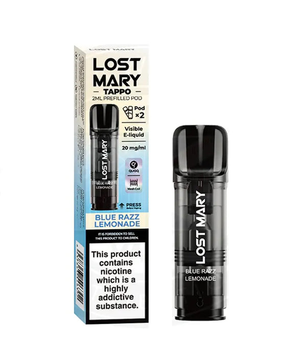 Lost Mary Tappo 2Pack Prefilled Pods Blue Razz Lemonade