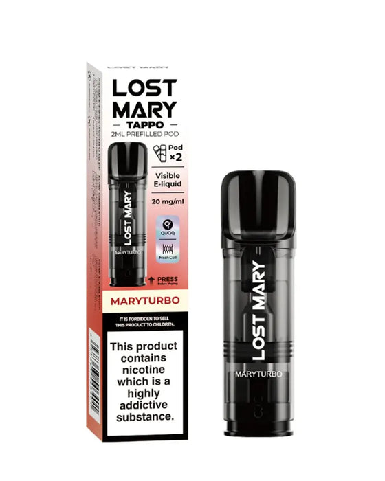 Lost Mary Tappo 2Pack Prefilled Pods Mary Turbo