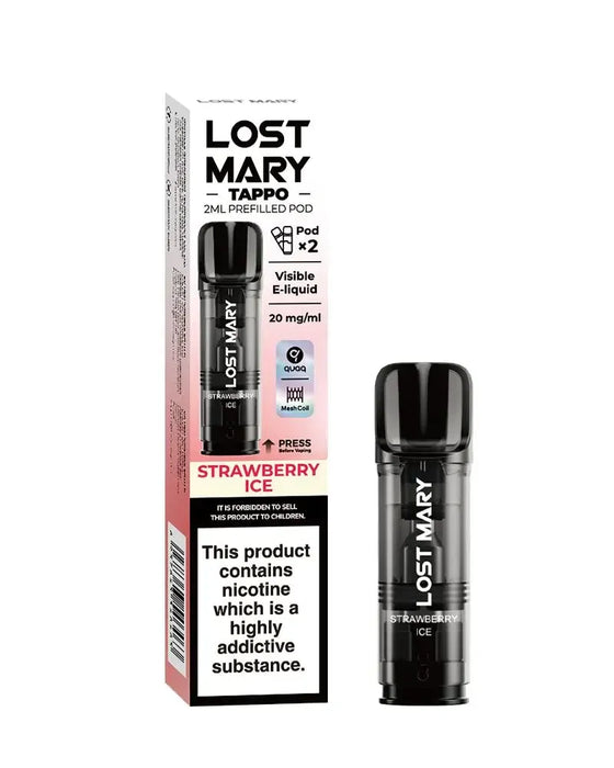 Lost Mary Tappo 2Pack Prefilled Pods Strawberry Ice