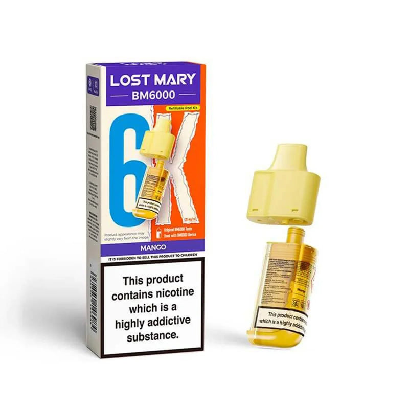 Mango Lost Mary BM6000 Prefilled Pods