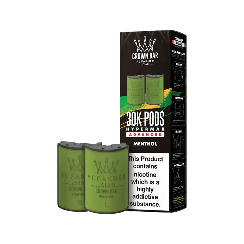 Menthol Al Fakher 30K Hypermax Prefilled Pods