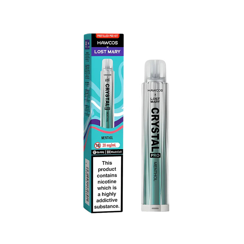 Menthol Hawcos x Lost Mary Crystal Pro Prefilled Pod Kit