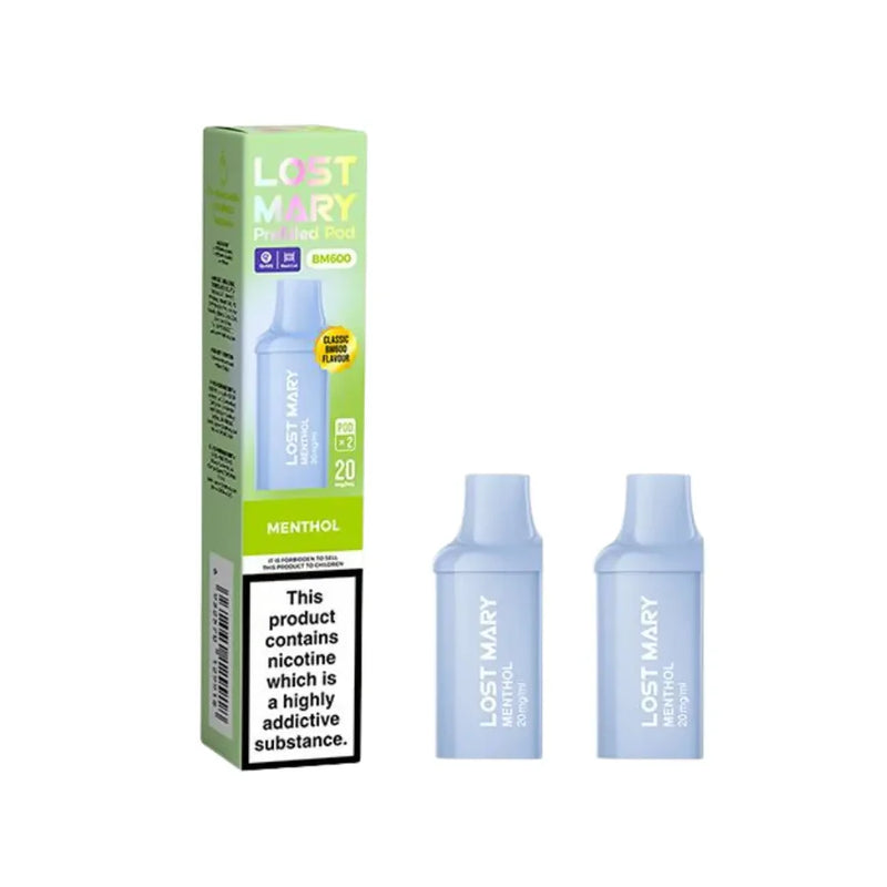Menthol Lost Mary BM600 Prefilled Pods