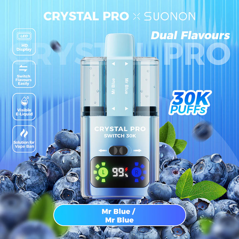 Crystal Pro Switch 30K Puff Prefilled Vape Kit