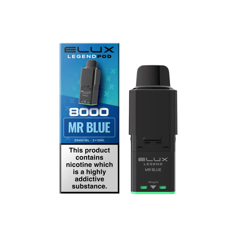Mr Blue Elux Legend 8000 Refill Pods