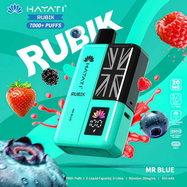 Hayati Rubik 7000 Disposable Vape Kit