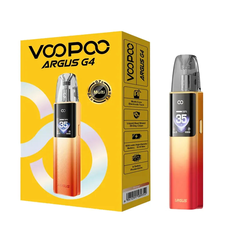 Orange Voopoo Argus G4 Pod Kit - Vape Sites