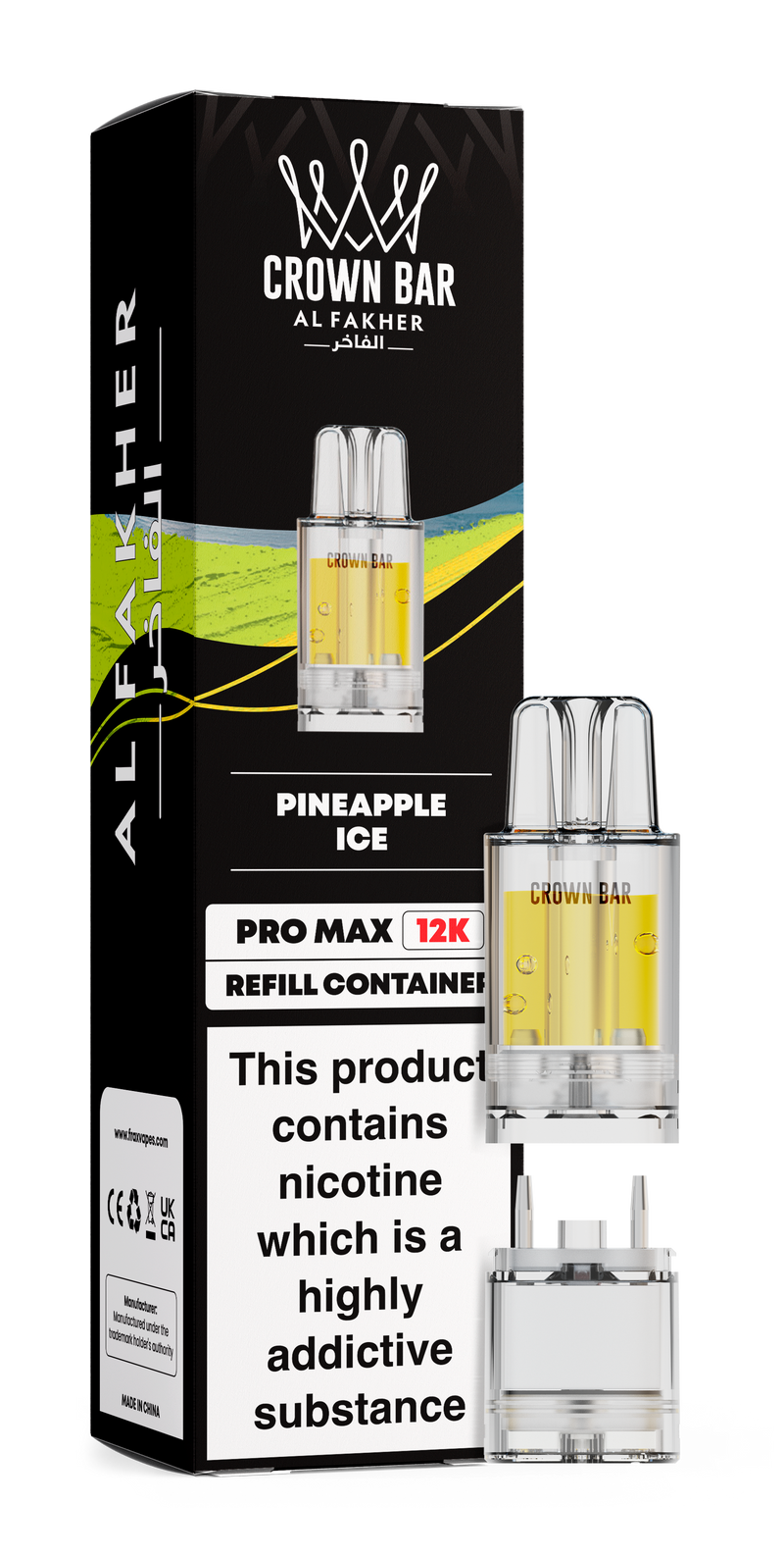Al Fakher Crown Bar Pro Max 12K Refill Replacement Pod