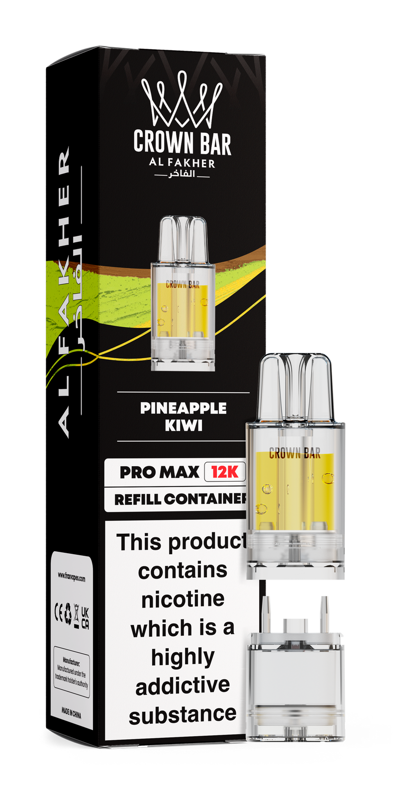 Al Fakher Crown Bar Pro Max 12K Refill Replacement Pod