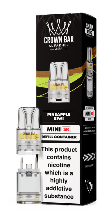 Al Fakher Crown Bar Mini 3K Refill Pods