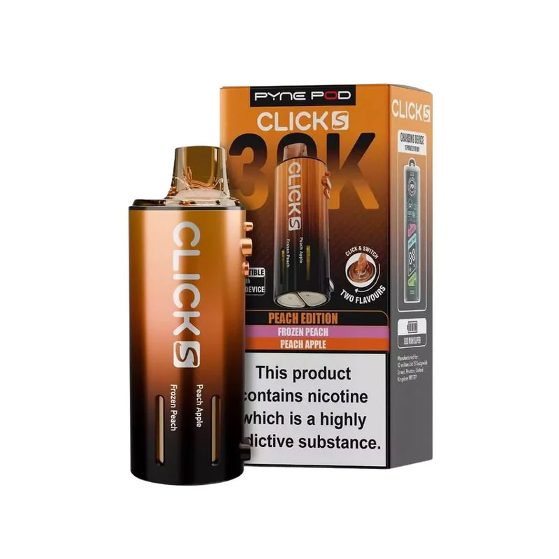 Peach Edition Pyne Pod Click S 30K Prefilled Pods