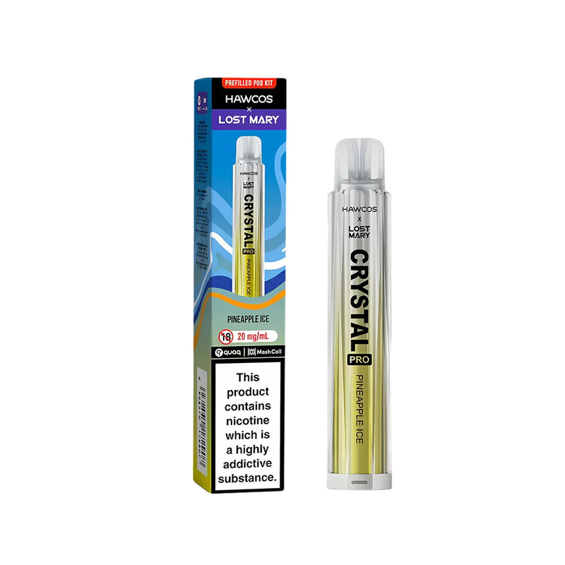 Pineapple Ice Hawcos x Lost Mary Crystal Pro Prefilled Pod Kit