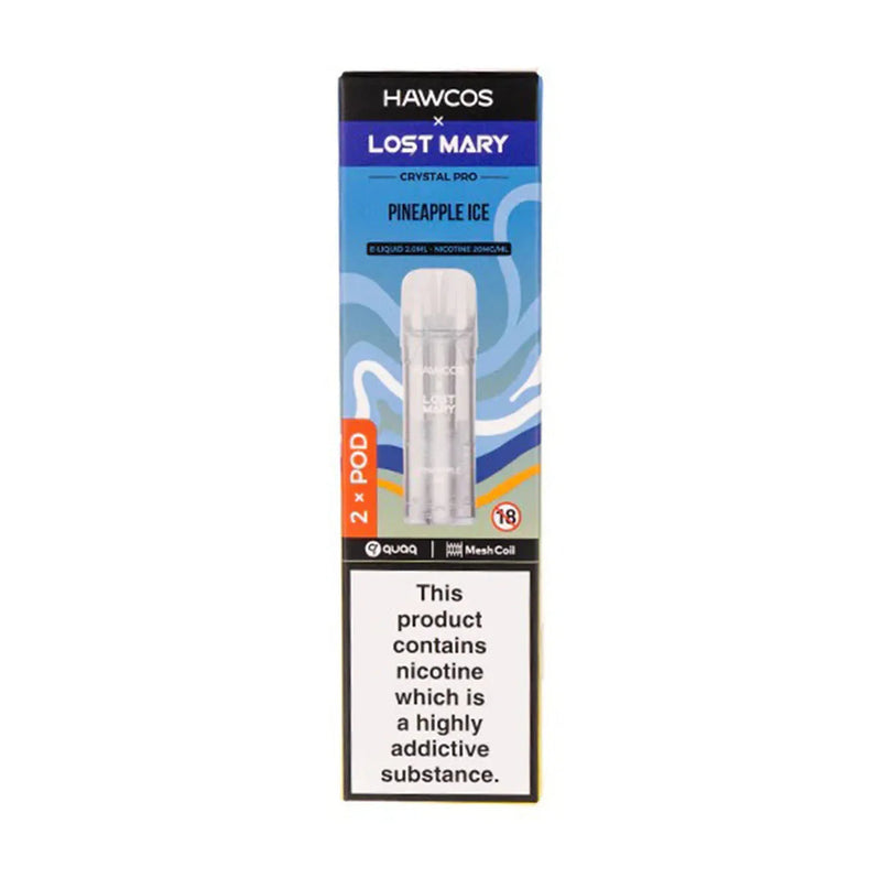 PineappleIe Hawcos x Lost Mary Crystal Pro Prefilled Pods