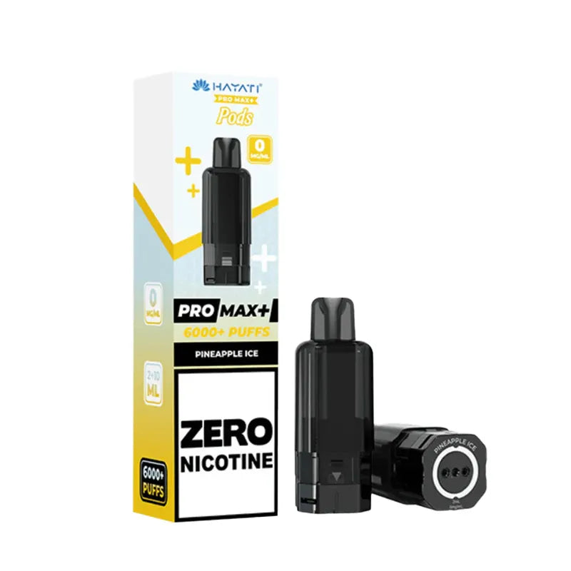 Pineapple Ice Hayati Pro Max Plus 6000 Zero Nicotine Pod