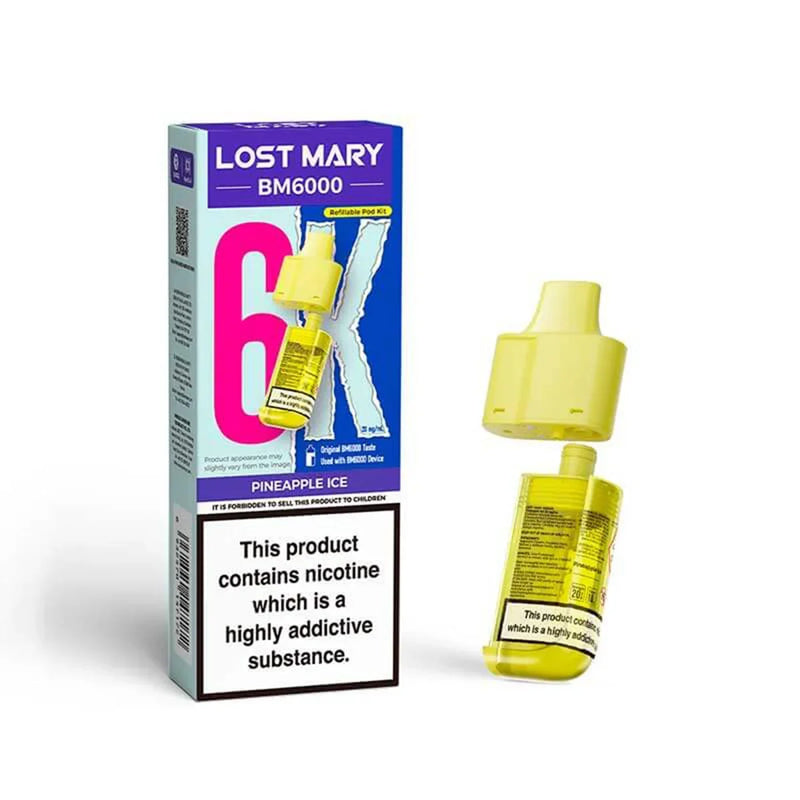 Pineapple Lost Mary BM6000 Prefilled Pods