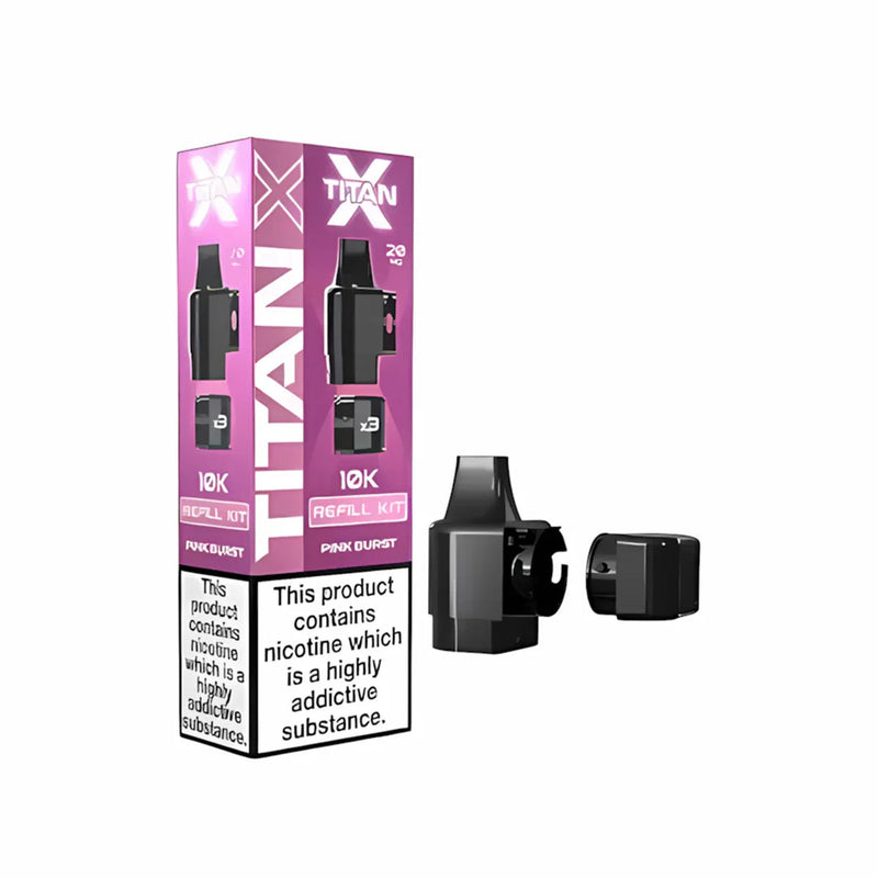 Pink burst Titan X Prefilled Pods