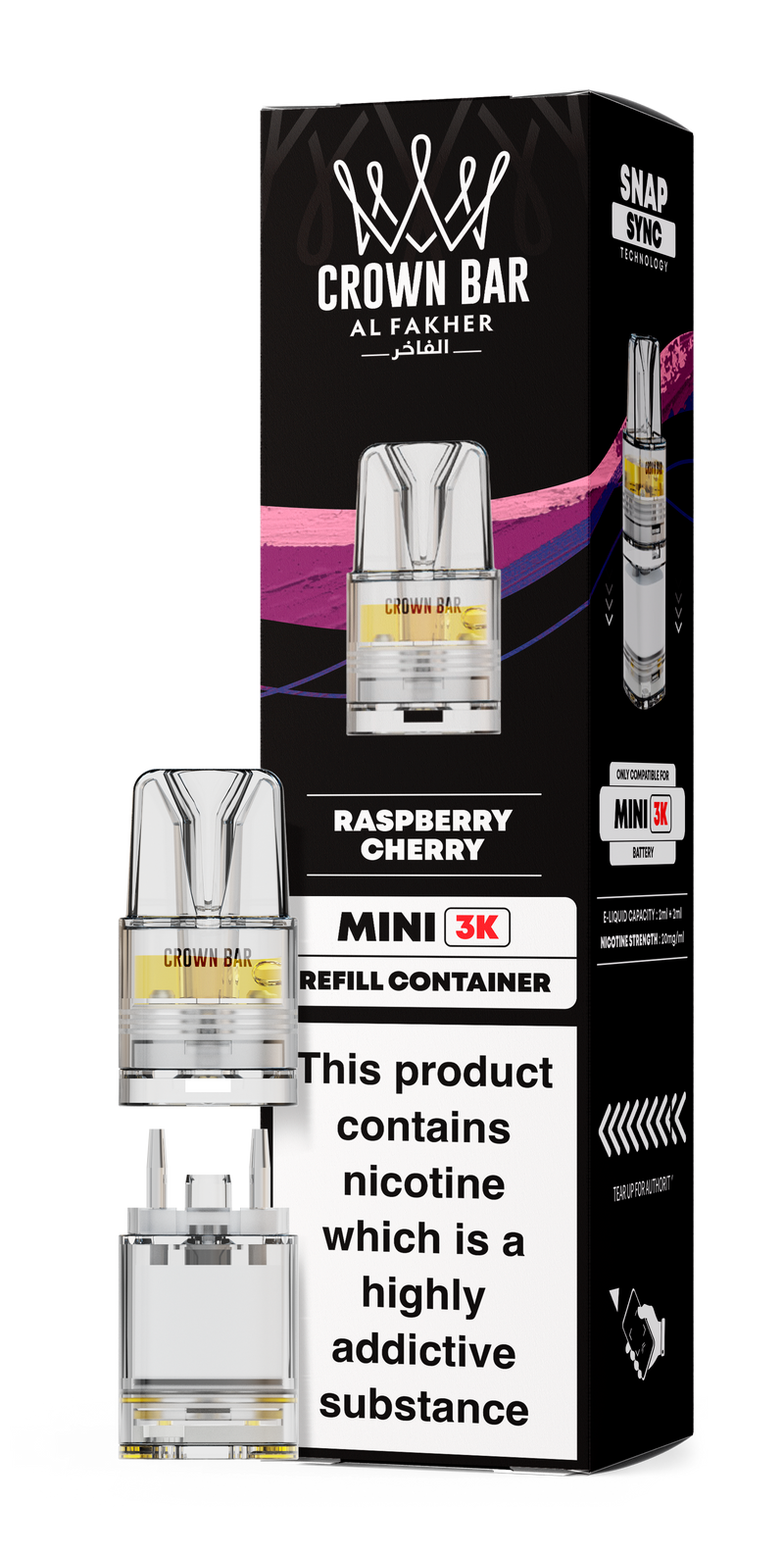 Al Fakher Crown Bar Mini 3K Refill Pods