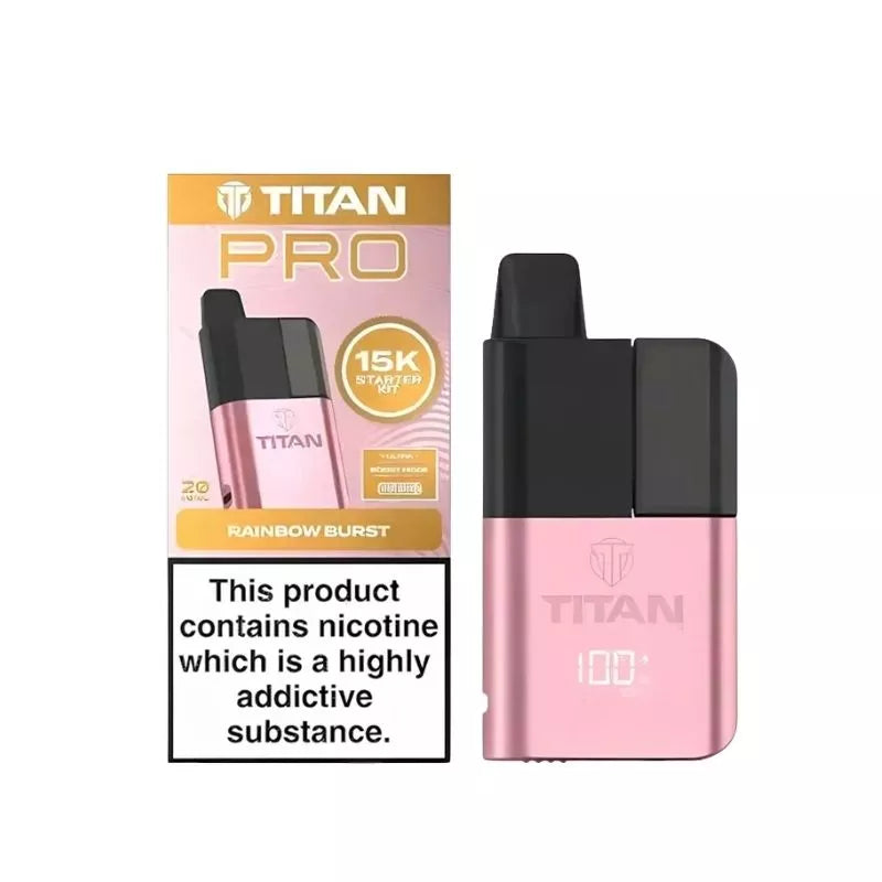 Rainbow Burst Titan Pro 15K Prefilled Pod Kit