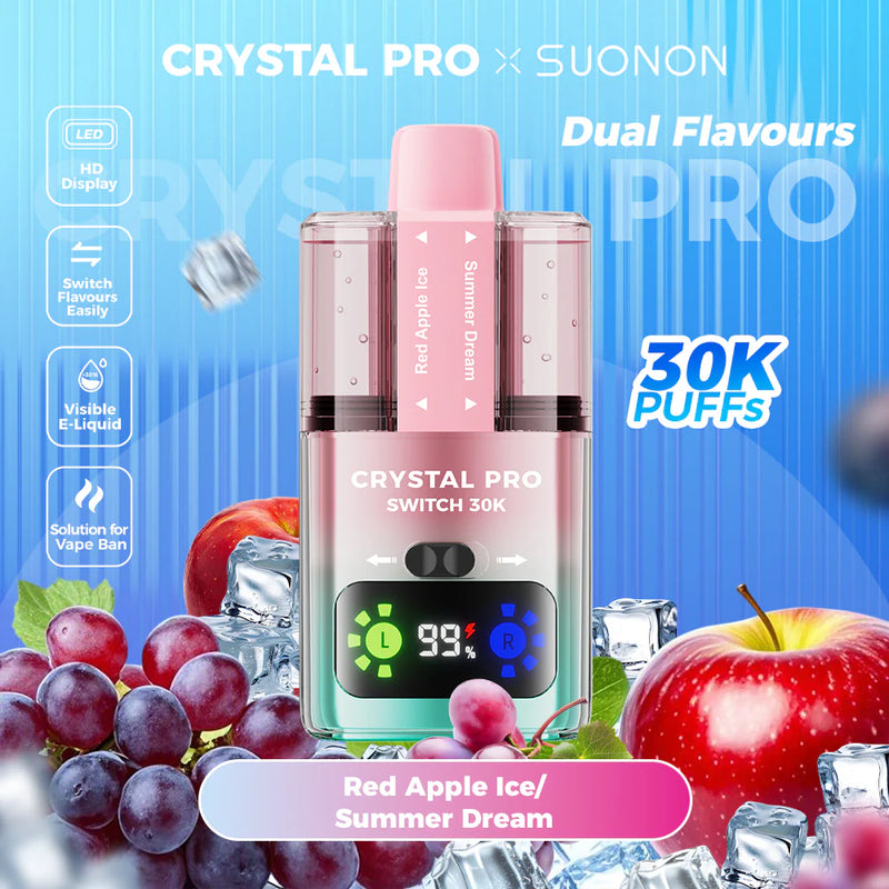 Crystal Pro Switch 30K Puff Prefilled Vape Kit
