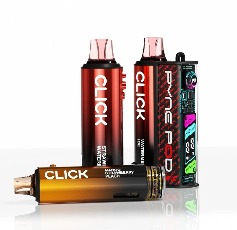 Red edition Pyne Pod Click 50K Prefilled Pod Kit