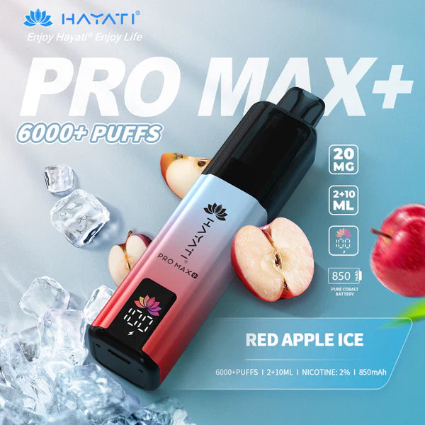 Hayati Pro Max+ 6000 Prefilled Pod Vape kit Dual Flavor