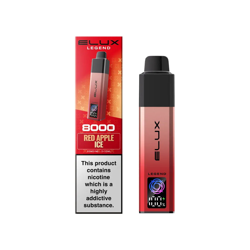 Red Apple Ice Elux Legend 8000 Prefilled Pod Kit