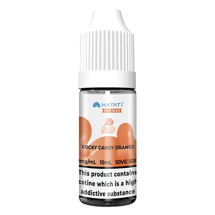 Hayati Pro Max Rocky Candy Orange Nic Salt Vape Juice