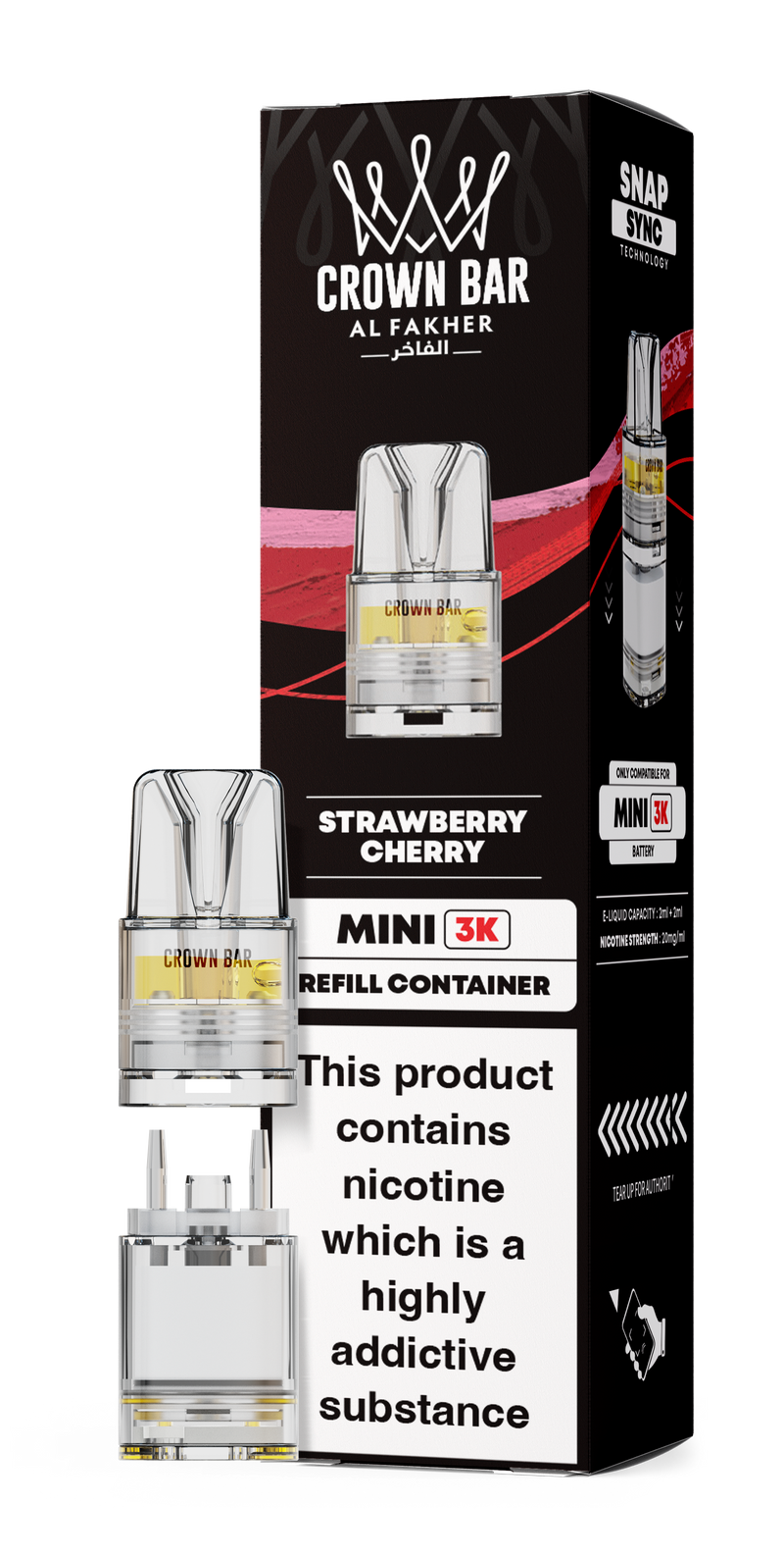 Al Fakher Crown Bar Mini 3K Refill Pods
