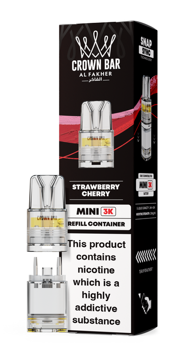 Al Fakher Crown Bar Mini 3K Refill Pods