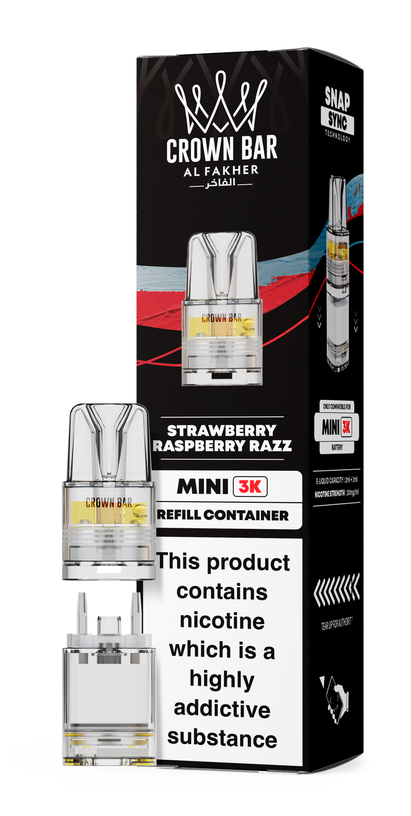 Al Fakher Crown Bar Mini 3K Refill Pods