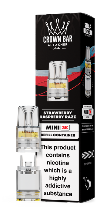 Al Fakher Crown Bar Mini 3K Refill Pods