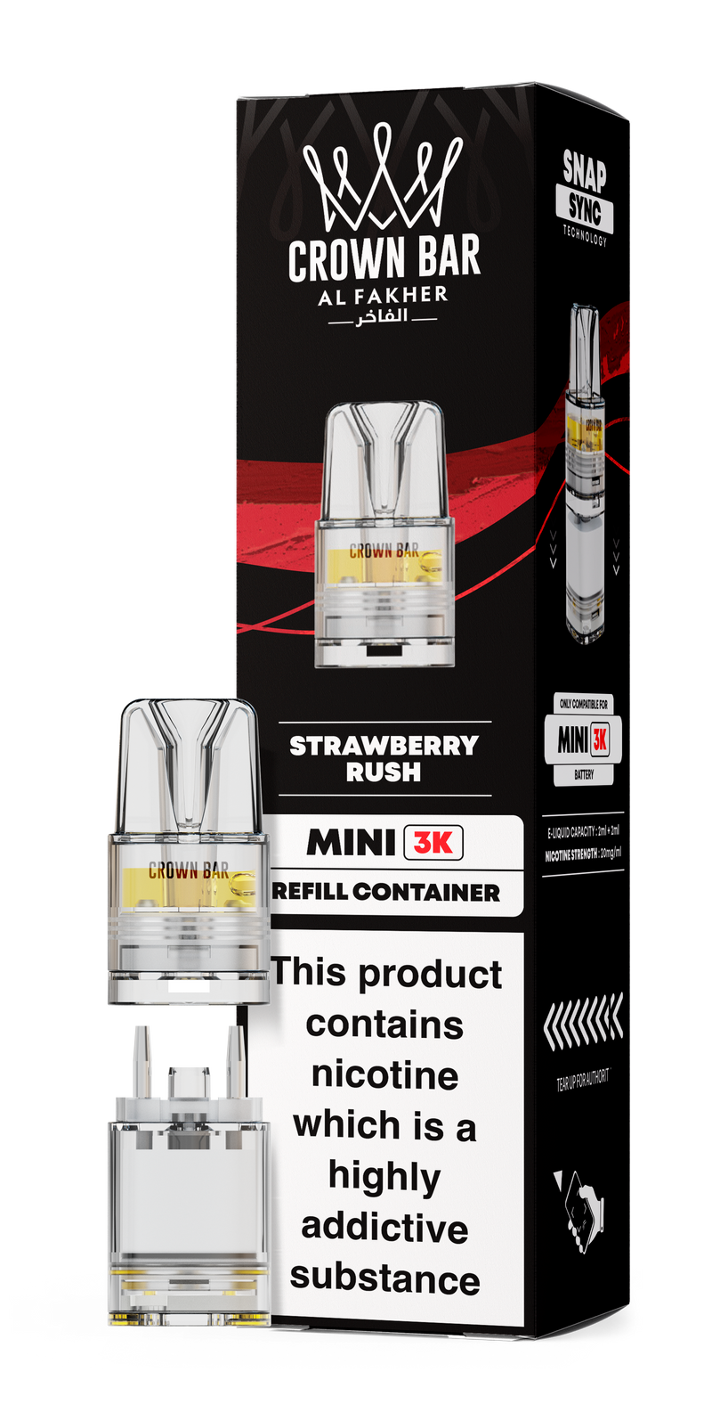 Al Fakher Crown Bar Mini 3K Refill Pods