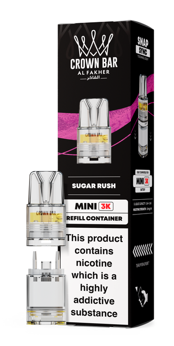 Al Fakher Crown Bar Mini 3K Refill Pods