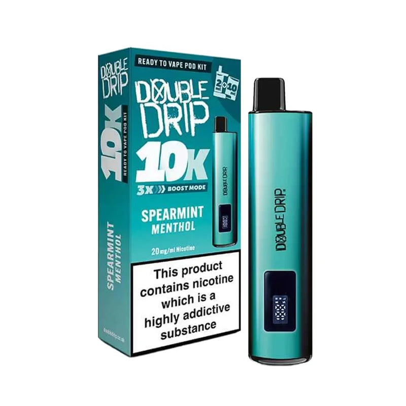 Spearmint Menthol Double Drip 10K Prefilled Pod Kit