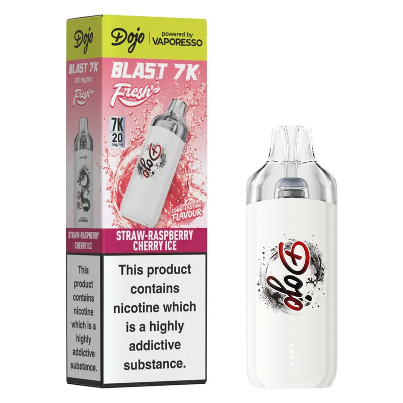 Strawberry Raspberry Cherry Vaporesso Dojo Blast 7K Fresh Pod Kit