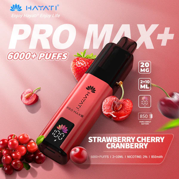 Hayati Pro Max+ 6000 Prefilled Pod Vape kit Dual Flavor