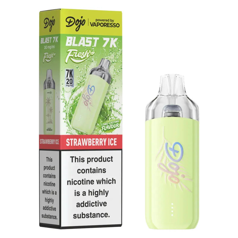 Strawberry Ice Vaporesso Dojo Blast 7K Fresh Pod Kit