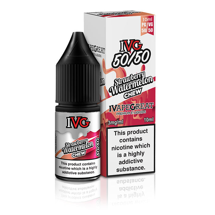 IVG 50/50 Strawberry Watermelon Chew 10ml Nic Salt Vape Juice