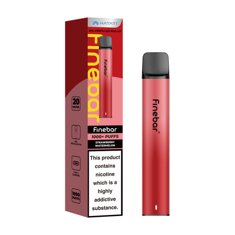Strawberry Watermelon Hayati Finebar Prefilled Pod Kit