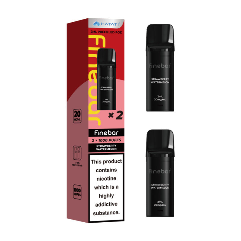 Strawberry Watermelon Hayati Finebar Prefilled Pods