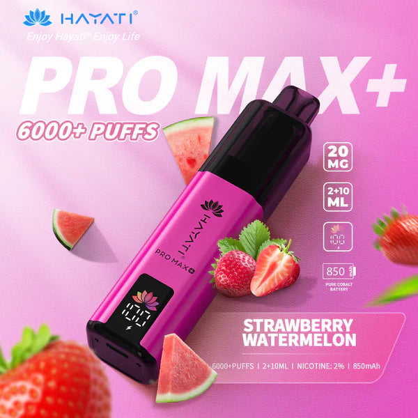 Hayati Pro Max+ 6000 Prefilled Pod Vape kit Dual Flavor