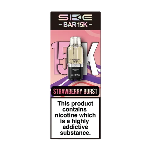 Strawberry Burst SKE Bar 15K Prefilled Pods