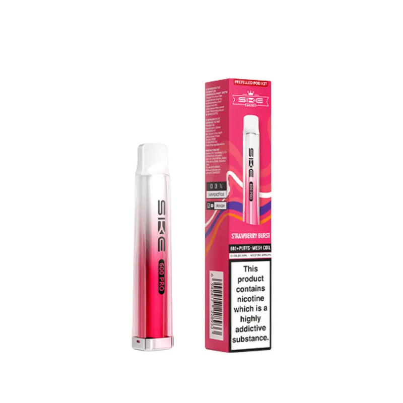 Strawberry Burst SKE Bar 600 Prefilled Pod Kit