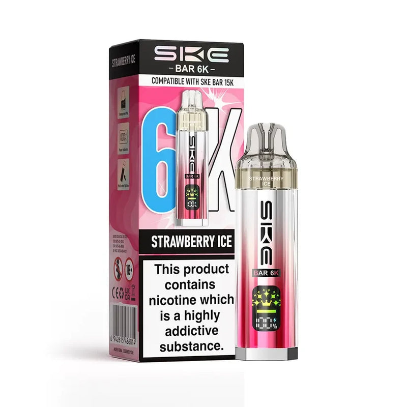 Strawberry Ice SKE Bar 6K Prefilled Pod Kit