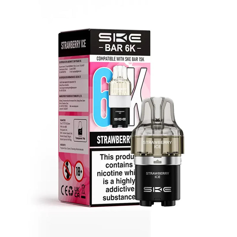Strawberry Ice SKE Bar 6K Refill Pods