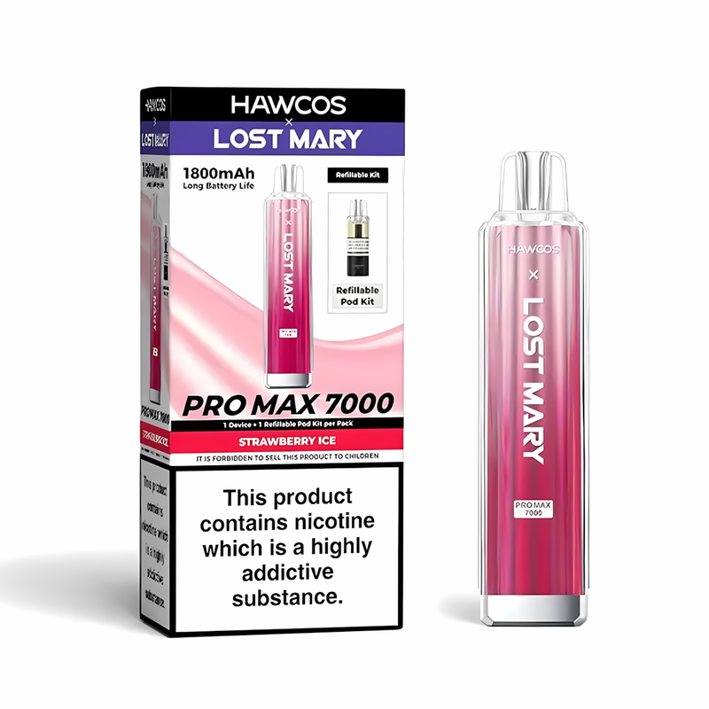 Strawberry Ice Lost Mary Pro Max 7000 Prefilled Pod Kit