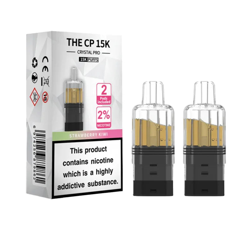 Strawberry kiwi Crystal Pro CP 15K Prefilled Pods