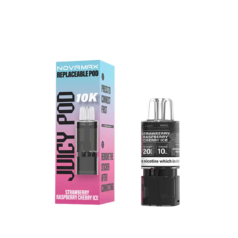 Strawberry Raspberry Cherry Ice Pod 10k Prefilled Pod