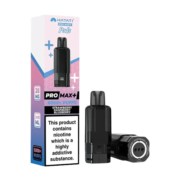 Strawberry Raspberry blueberry Hayati Pro Max Plus 6K Replacement Pods